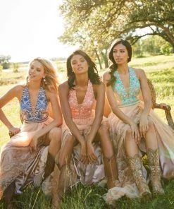 Sherri Hill - 52475 Embroidered V-Neck Beaded High Slit Dress 21 Sherri Hill - 52475 Embroidered V-Neck Beaded High Slit Dress