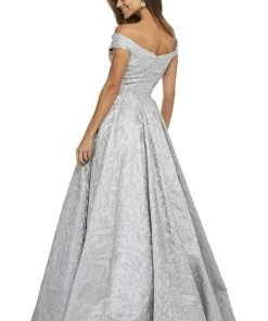 Sherri Hill - 52507 Cap Sleeve Mikado Dress