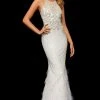 Sherri Hill - 52517 Halter Neck Beaded Trumpet Dress