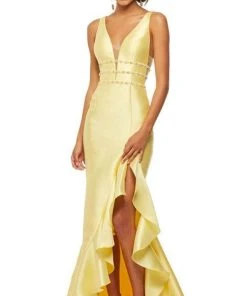 Sherri Hill - 52576 V-Neck Beaded Dress