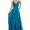 Sherri Hill - 52590 Ruched Empire Long A Line Dress
