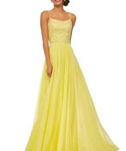 Sherri Hill - 52591 Beaded Bodice Long A Line Satin Dress