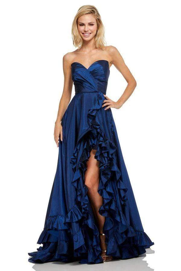 Sherri Hill - 52605 Strapless Sweetheart Ruffled Full Figured Dress 7 Sherri Hill - 52605 Strapless Sweetheart Ruffled Full Figured Dress