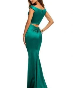 Sherri Hill - 52612 Two Piece Off-Shoulder Trumpet Dress