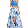 Sherri Hill - 52617 Single Shoulder Print Dress 1 Sherri Hill - 52617 Single Shoulder Print Dress