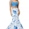 Sherri Hill - 52622 Two Piece Print Mermaid Dress