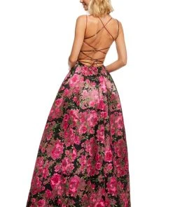 Sherri Hill - 52627 Sweetheart Floral A Line Dress