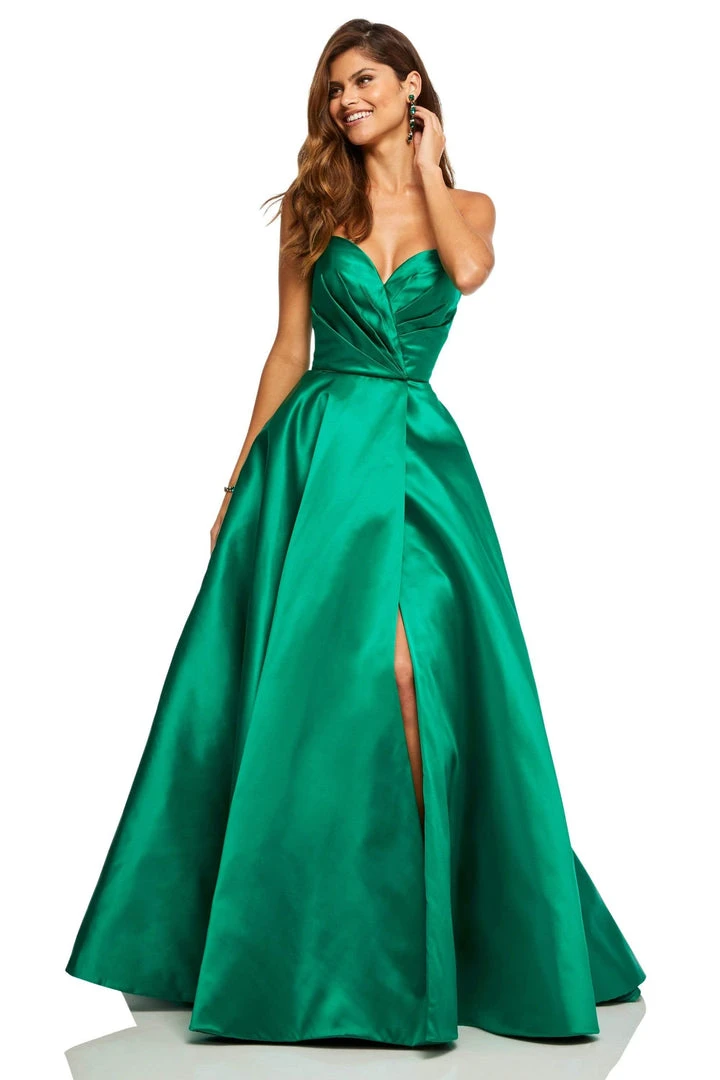 Sherri Hill - 52631 Strapless Sweetheart Satin Ballgown 3 Sherri Hill - 52631 Strapless Sweetheart Satin Ballgown