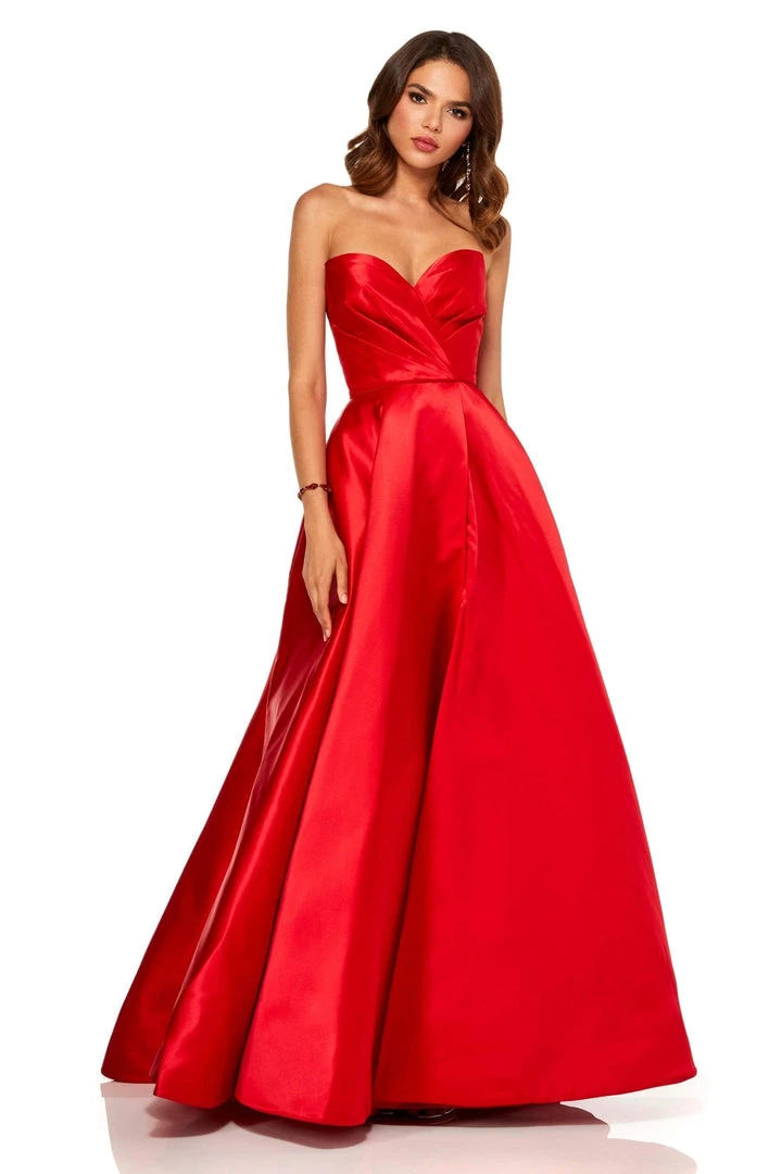 Sherri Hill - 52631 Strapless Sweetheart Satin Ballgown 5 Sherri Hill - 52631 Strapless Sweetheart Satin Ballgown