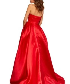 Sherri Hill - 52631 Strapless Sweetheart Satin Ballgown 9 Sherri Hill - 52631 Strapless Sweetheart Satin Ballgown