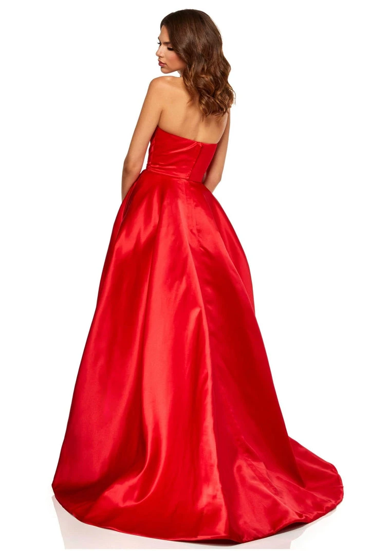 Sherri Hill - 52631 Strapless Sweetheart Satin Ballgown 6 Sherri Hill - 52631 Strapless Sweetheart Satin Ballgown