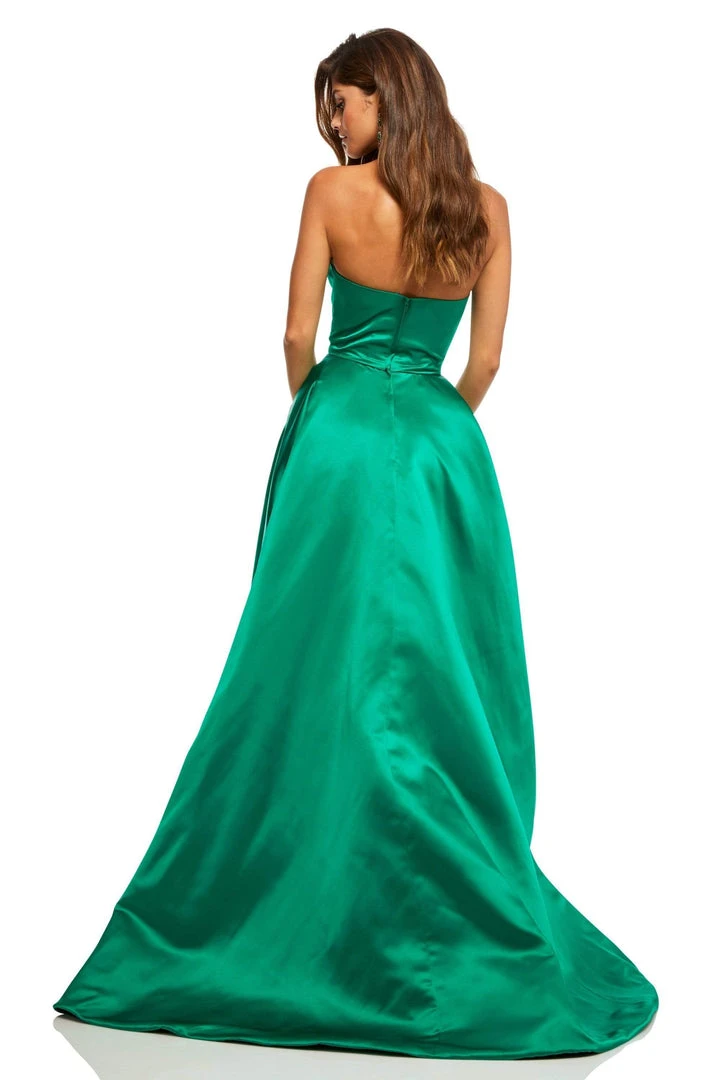 Sherri Hill - 52631 Strapless Sweetheart Satin Ballgown 4 Sherri Hill - 52631 Strapless Sweetheart Satin Ballgown
