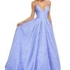 Sherri Hill - 52641 Deep V-neck Pleated A-line Dress 2 Sherri Hill - 52641 Deep V-neck Pleated A-line Dress