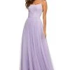 Sherri Hill - 52652 Applique Scoop Neck A-line Dress