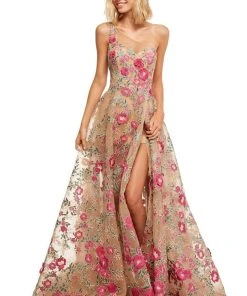 Sherri Hill - 52658 Asymmetric Long A-line Dress