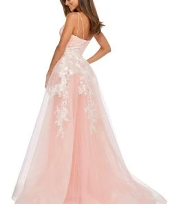 Sherri Hill - 52660 High Neckline Lace Dress