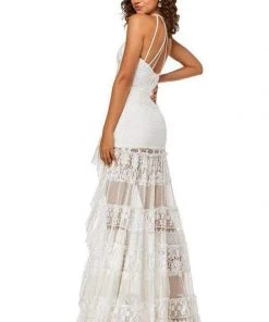 Sherri Hill - 52663 Beaded Halter High Low Dress