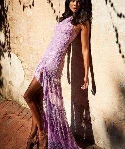 Sherri Hill - 52663 Beaded Halter High Low Dress