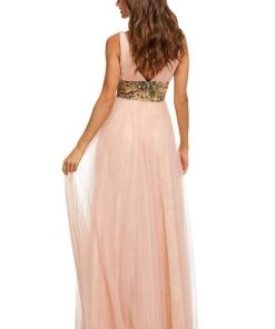 Sherri Hill - 52670 V-Neck Tulle A-line Dress