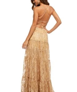 Sherri Hill - 52675 Scoop Neck Long A-line Dress