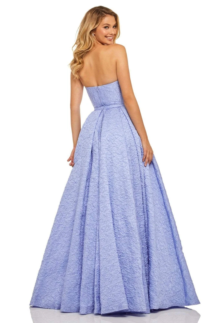 Sherri Hill - 52681 Strapless Embossed Brocade Ball Gown 4 Sherri Hill - 52681 Strapless Embossed Brocade Ball Gown
