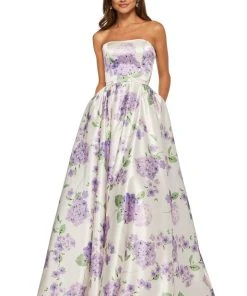 Sherri Hill - 52723 Full Figured Strapless Dress