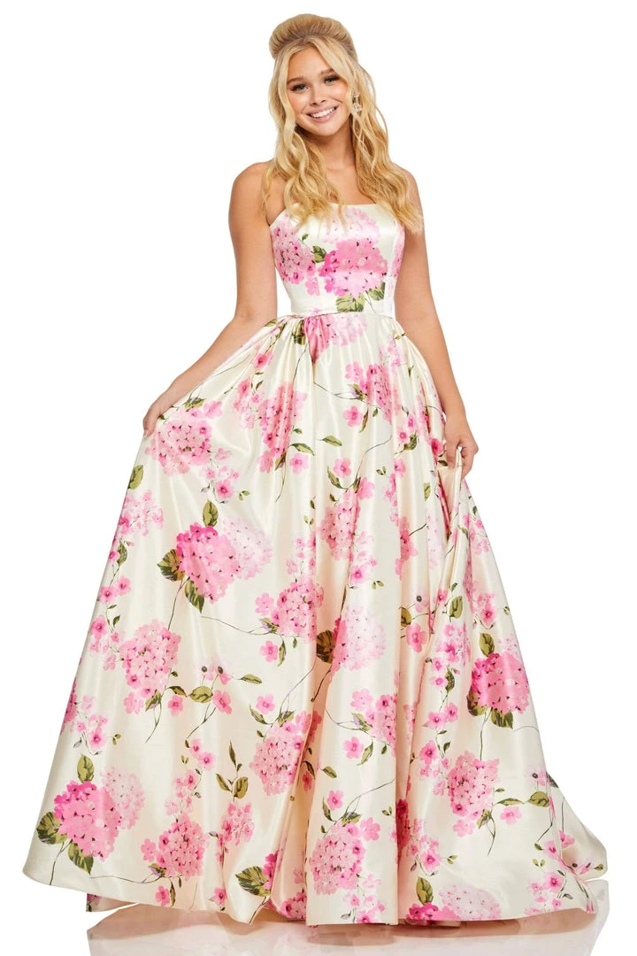 Sherri Hill - 52723 Full Figured Strapless Dress 8 Sherri Hill - 52723 Full Figured Strapless Dress
