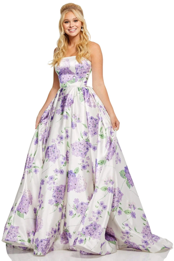 Sherri Hill - 52723 Full Figured Strapless Dress 6 Sherri Hill - 52723 Full Figured Strapless Dress