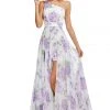 Sherri Hill - 52727 Asymmetric Long Print Dress