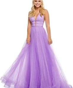 Sherri Hill - 52737 Plunging V- Neckline A-Line Long Dress