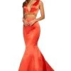Sherri Hill - 52762 Fitted Two Piece Plunging V-Neck Dress