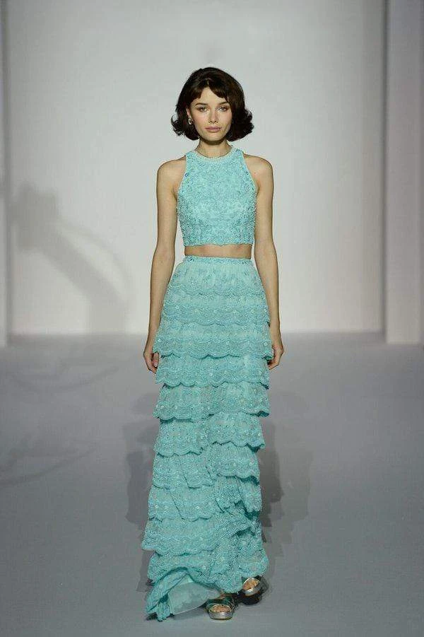 Sherri Hill - 52777 Two Piece Halter Column Dress 6 Sherri Hill - 52777 Two Piece Halter Column Dress