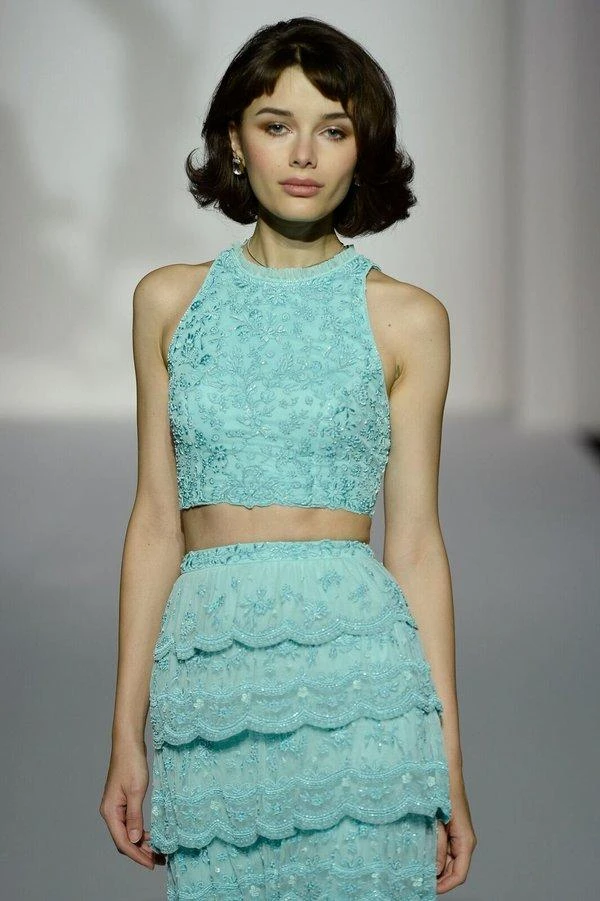 Sherri Hill - 52777 Two Piece Halter Column Dress 7 Sherri Hill - 52777 Two Piece Halter Column Dress