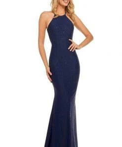Sherri Hill - 52792 Beaded High Halter Neckline Long Dress