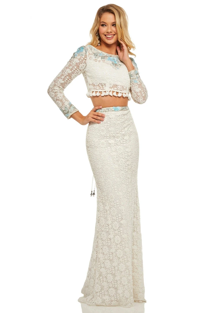 Sherri Hill - 52809 Two Piece Lace Dress 3 Sherri Hill - 52809 Two Piece Lace Dress