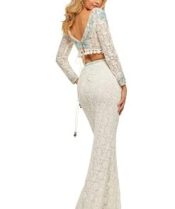 Sherri Hill - 52809 Two Piece Lace Dress