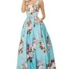 Sherri Hill - 52814 Floral Print Square A-Line Gown