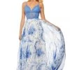 Sherri Hill - 52858 Sweetheart Long Blue Dress