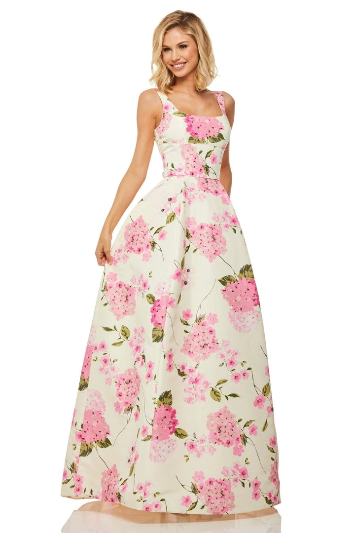 Sherri Hill - 52862 Taffeta Square Long Dress 3 Sherri Hill - 52862 Taffeta Square Long Dress