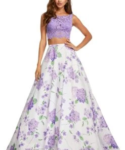 Sherri Hill - 52870 Two Piece Lace A-line Dress