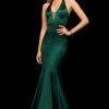Sherri Hill - 52887 Deep Halter V-neck Mermaid Dress 2 Sherri Hill - 52887 Deep Halter V-neck Mermaid Dress