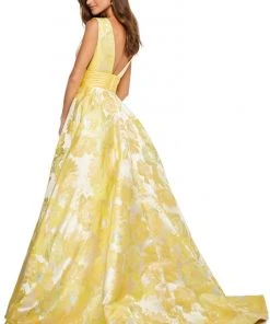 Sherri Hill - 52899 Deep V-Neckline A-line Long Dress 13 Sherri Hill - 52899 Deep V-Neckline A-line Long Dress