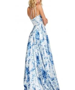 Sherri Hill - 52900 Printed One Shoulder Dress 5 Sherri Hill - 52900 Printed One Shoulder Dress