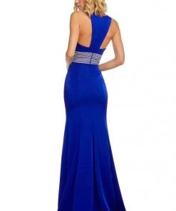 Sherri Hill - 52904 Bead Embellished Halter Neck Trumpet Dress 6 Sherri Hill - 52904 Bead Embellished Halter Neck Trumpet Dress