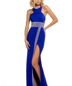 Sherri Hill - 52904 Bead Embellished Halter Neck Trumpet Dress 7 Sherri Hill - 52904 Bead Embellished Halter Neck Trumpet Dress
