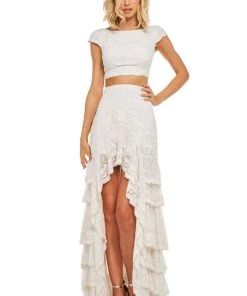 Sherri Hill - 52917 Bateau Two Piece Column Dress