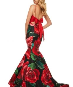 Sherri Hill - 52930 Red Mermaid Dress