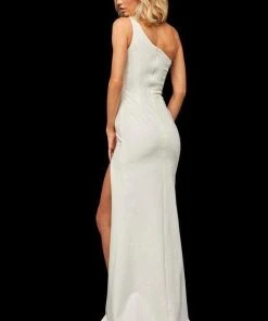 Sherri Hill - 52936 Asymmetrical Dress With Slit