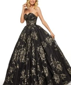 Sherri Hill - 52952 Sweetheart Long A-line Printed Dress