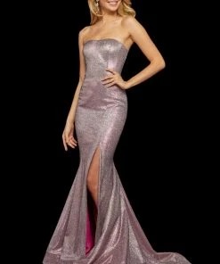 Sherri Hill - 52954 Long Strapless Fitted Mermaid Dress